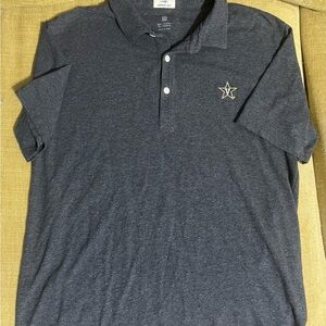 johnnie-O Grey Polo with Logo